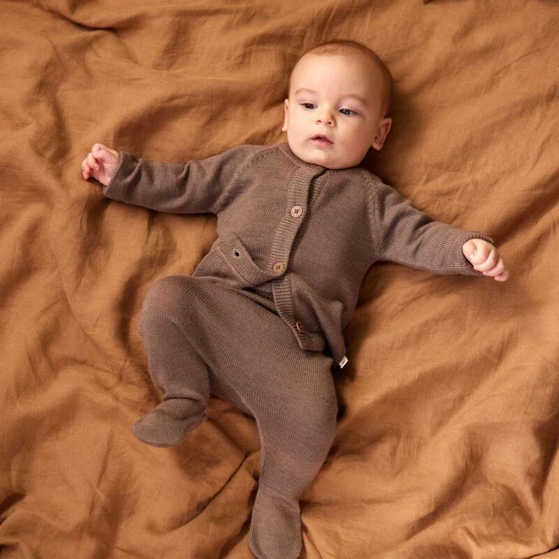 Nature Baby Merino Knit Cardigan image number 1